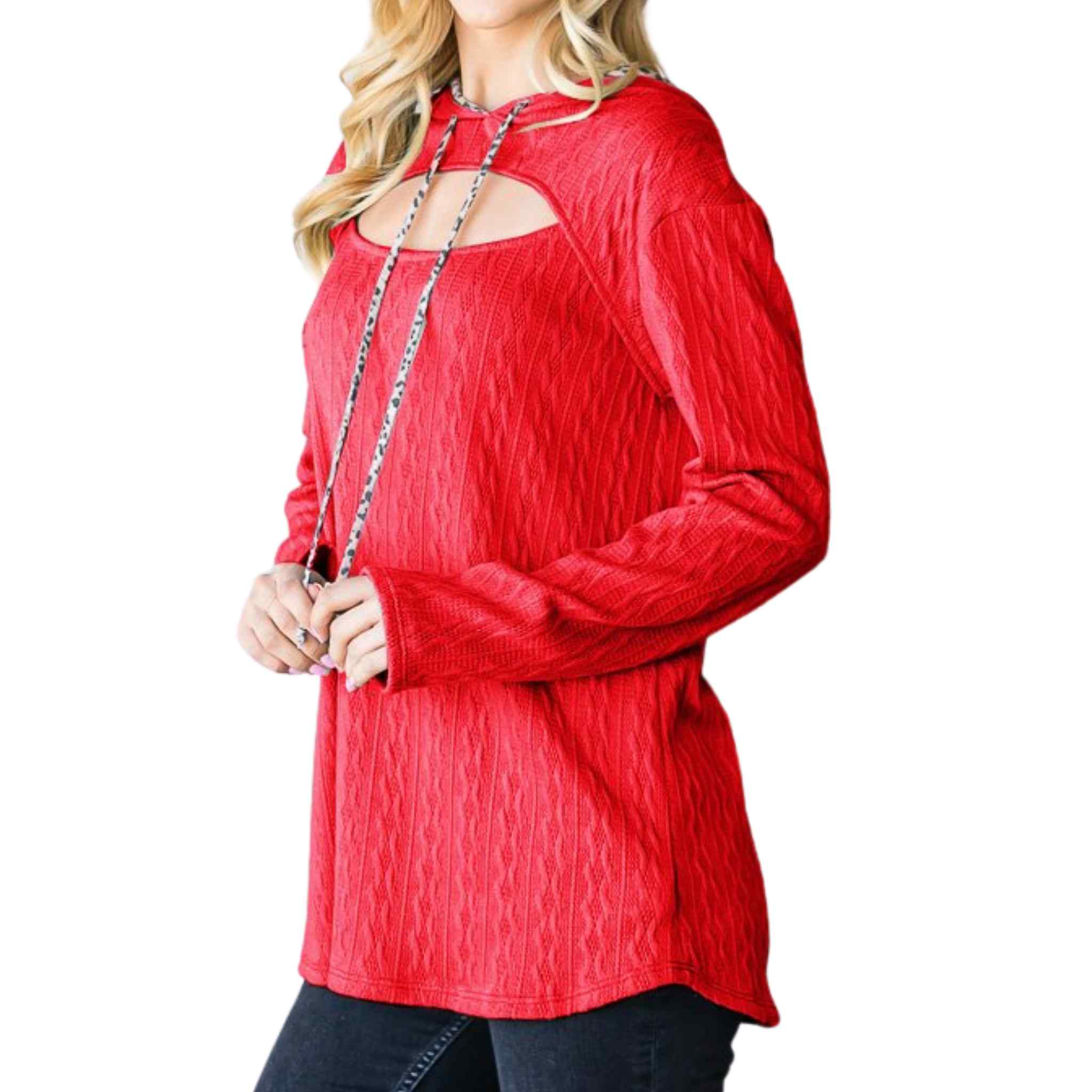 Long Sleeve Peekaboo Top