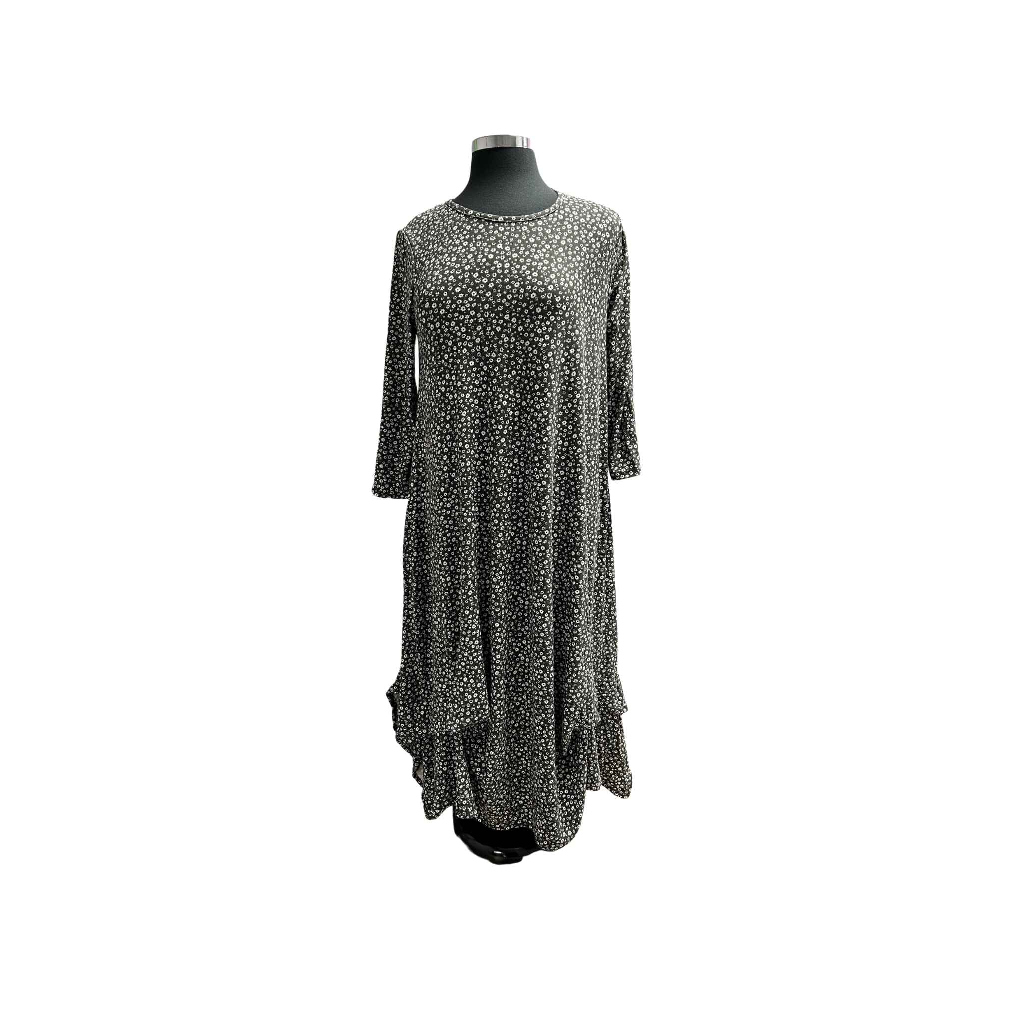 Round Neck Maxi Dress