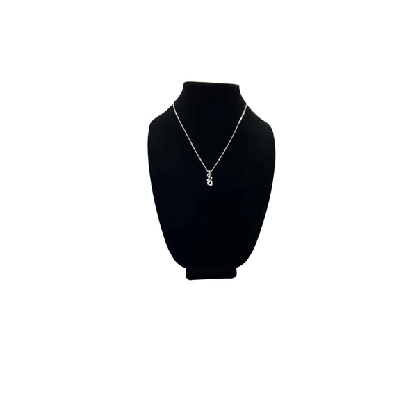 Silver Triple Heart Drop Necklace