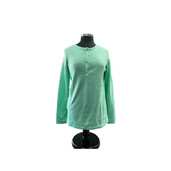 Spring Long Sleeve Henley Tops