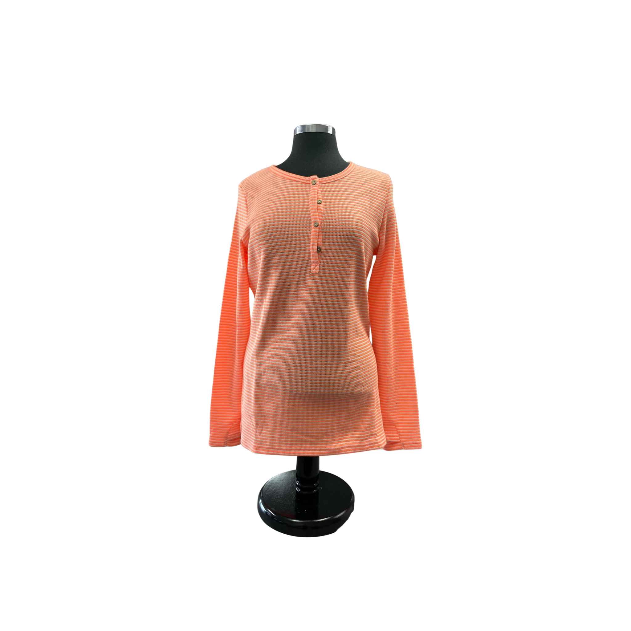 Spring Long Sleeve Henley Tops