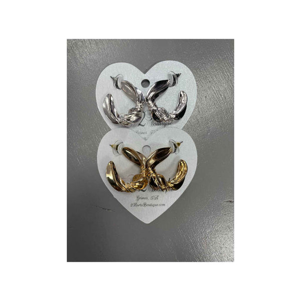 Twisted Hoop Earrings