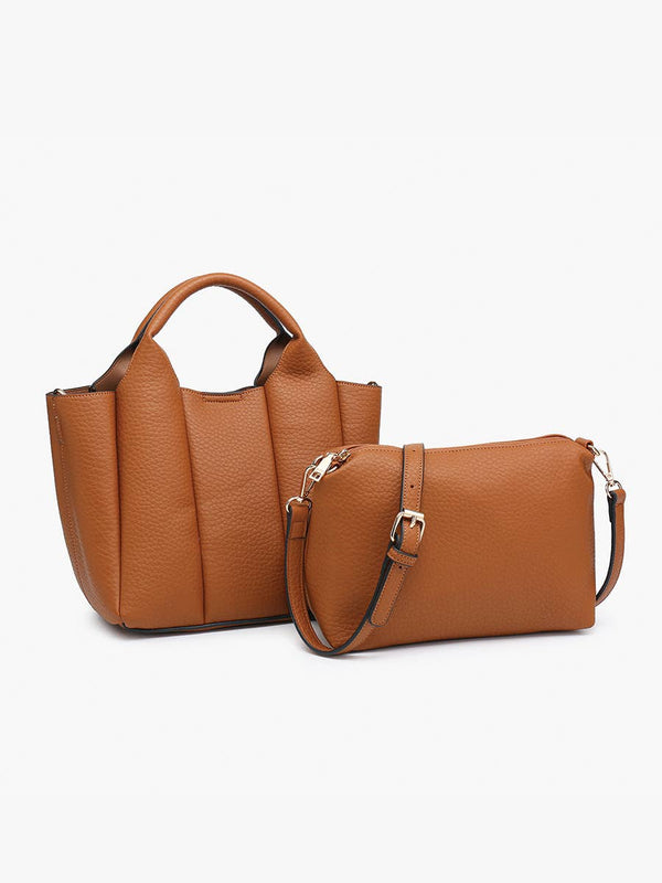 Maddox Satchel in Merlot