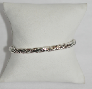 DC Silver Scroll Bracelet