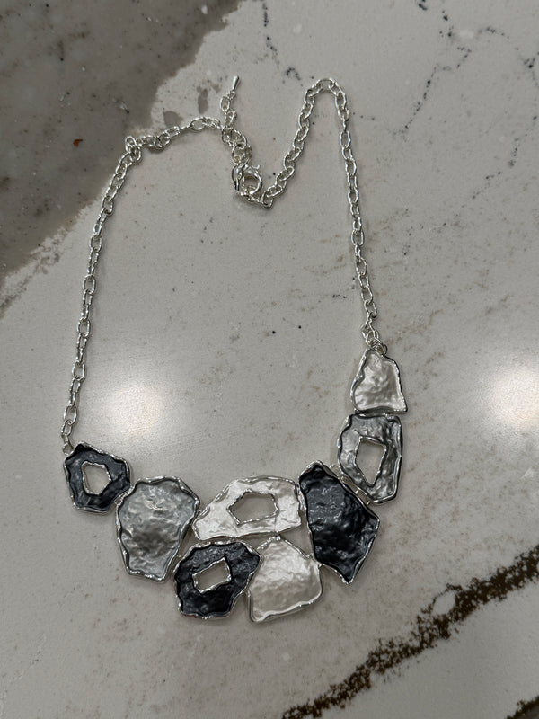 DC Sculpted Slate Statement Necklace