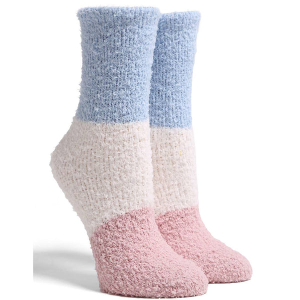Luxury Socks in Blue/White/Pink