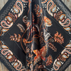 RD Black & Orange Floral Wild Rag