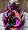 RD Purple Fun Floral Wild Rag
