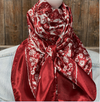 RD Red & Cream Paisley Wild Rag