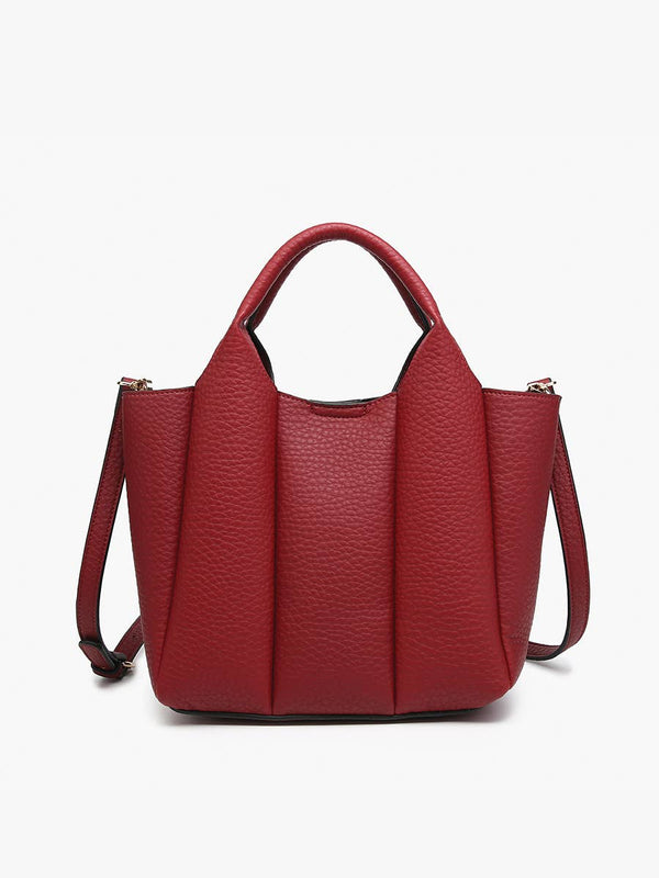 Maddox Satchel in Merlot