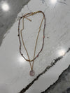 DC Blush Moonstone Layered Necklace