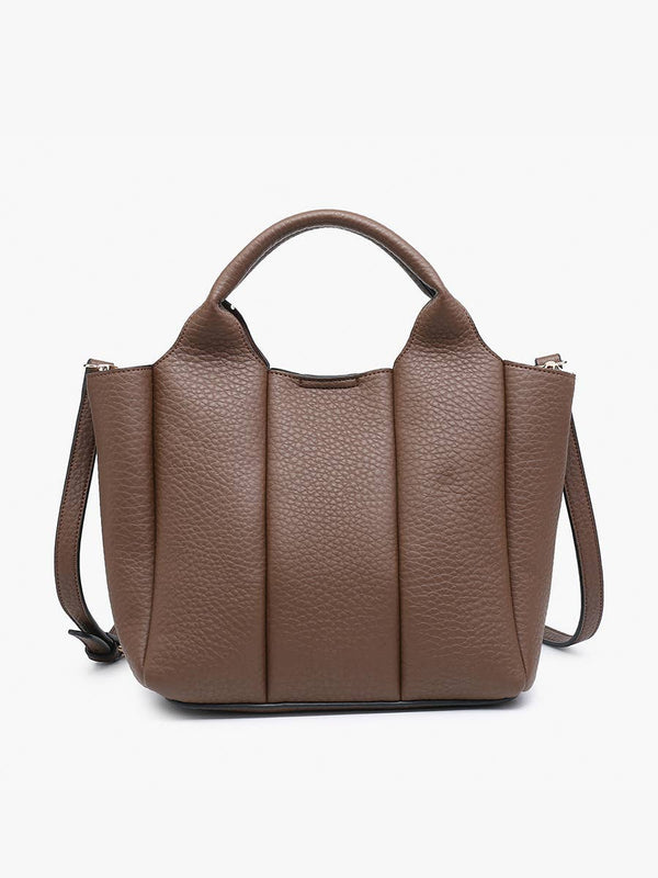 Maddox Satchel in Merlot