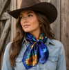 RD Blue Sunflower Wild Rag