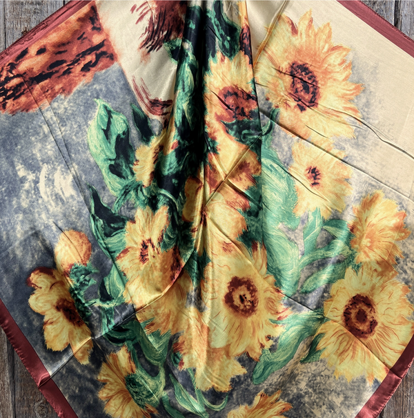 RD Painted Sunflower Wild Rag