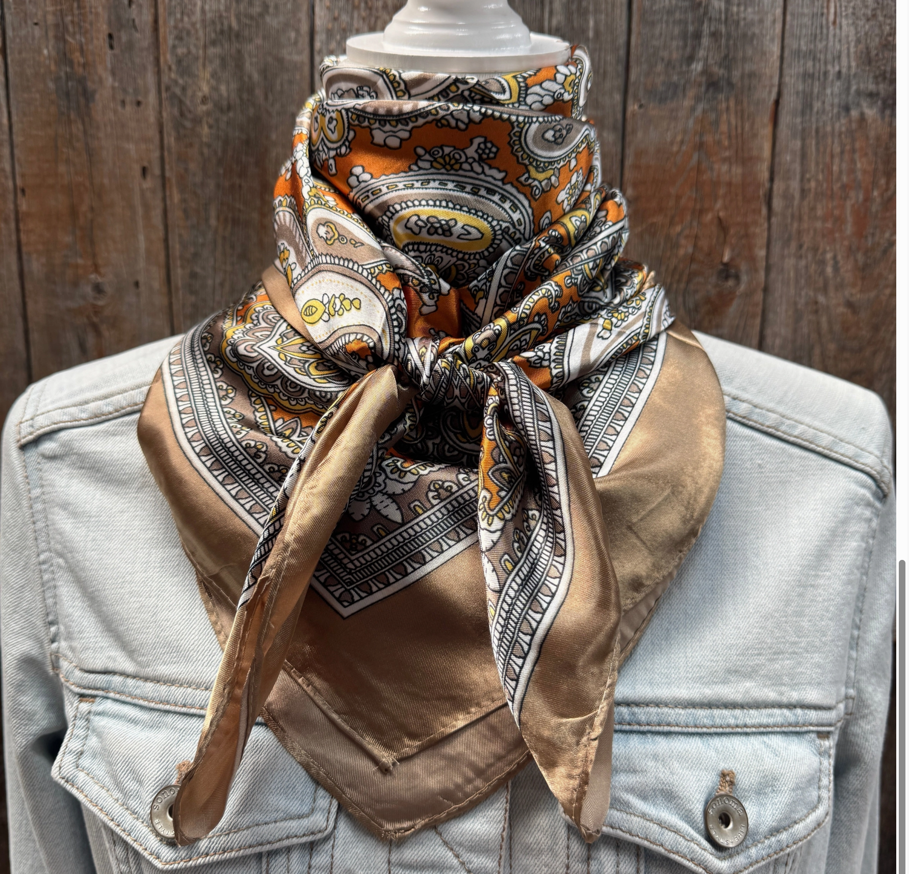 RD Blue Multi Pattern Wild Rag
