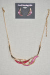 DC Fuchsia Twist Elegance Necklace &  Earring Set