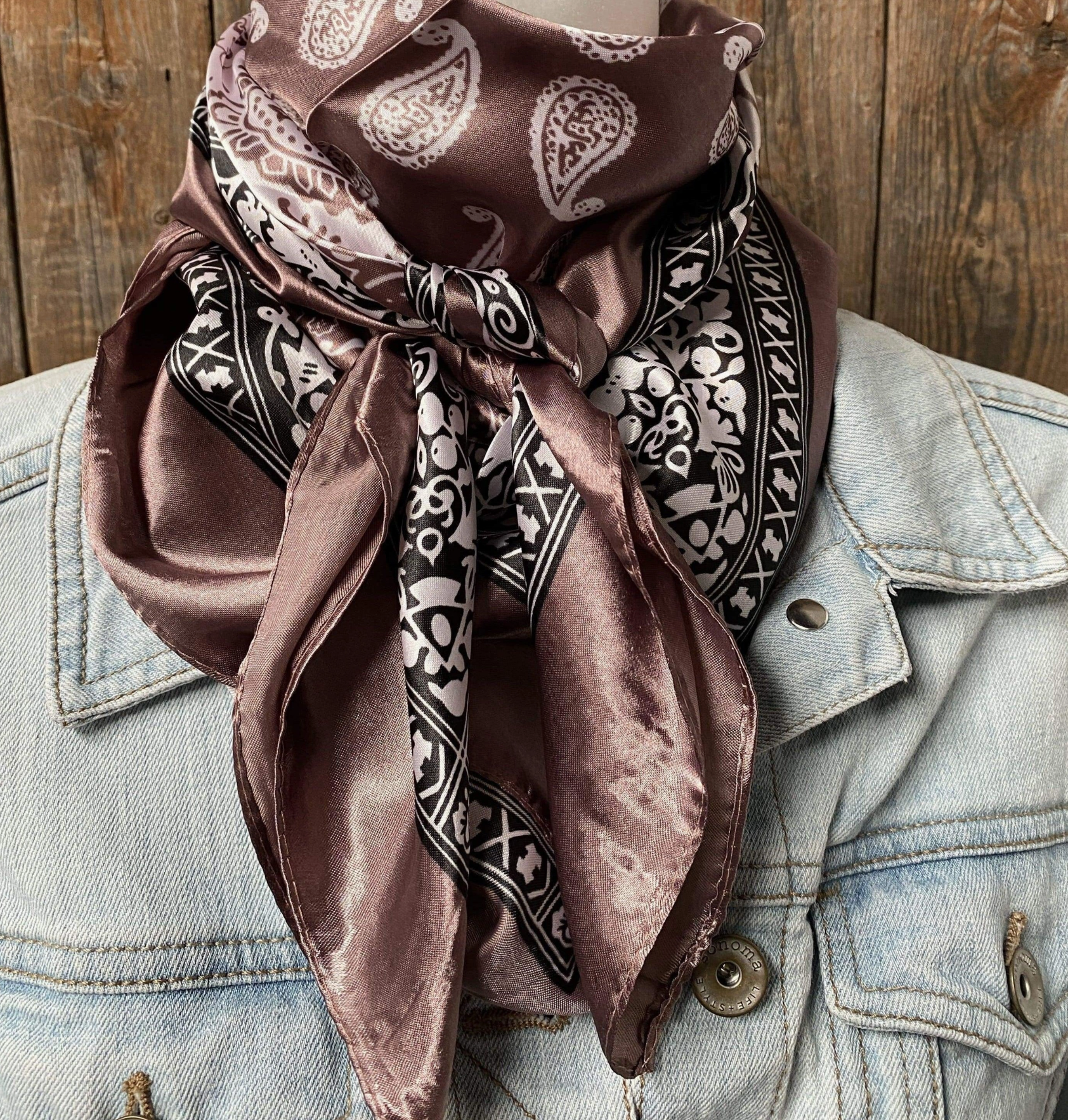 RD 2 Tone Paisley Wild Rag