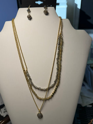 DC Amber & Gray Layered Set