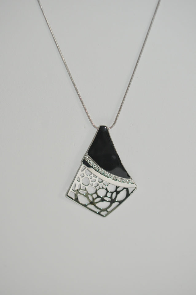 DC Midnight Mosaic Pendant Necklace