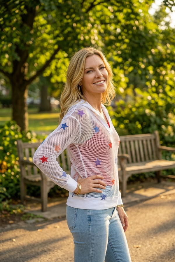MM Patriotic Mesh Hoodie