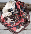 RD Pink & Brown Paisley Wild Rag
