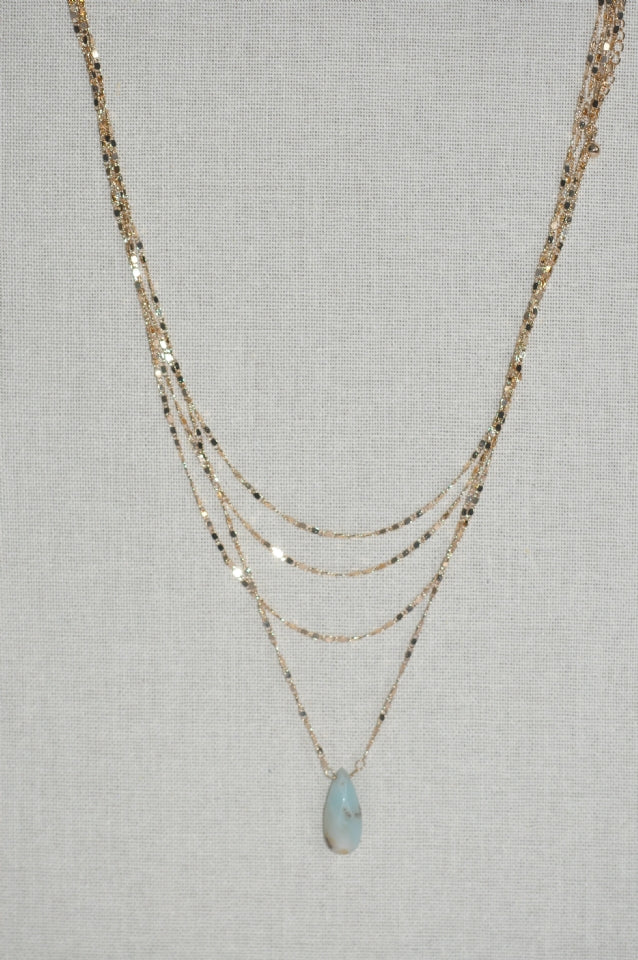 DC Mint Whisper Layered Necklace