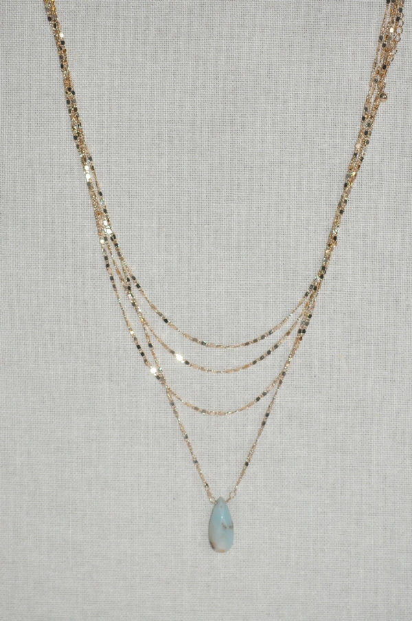 DC Mint Whisper Layered Necklace