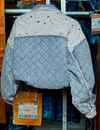 Balloon Sleeve Jacket in Denim