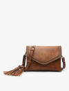 Sloane Crossbody w/ Whipstitch in Parchment