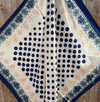 RD Navy & Cream Dotted Wild Rag
