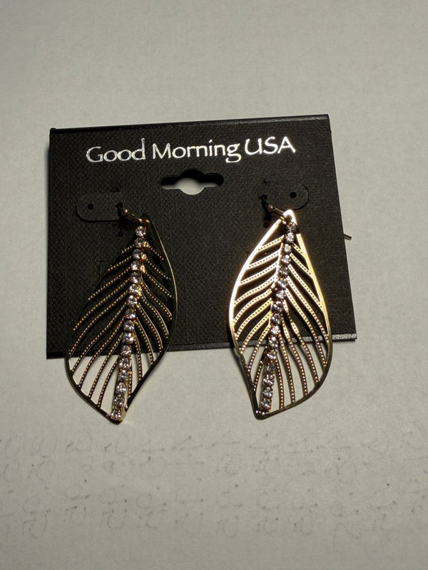 DC Golden Leaf Cascade Earrings