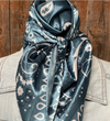 RD Blue & White Paisley Wild Rag