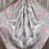 RD Tan Floral Wild Rag