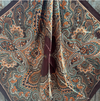 RD Brown & Orange Paisley Wild Rag