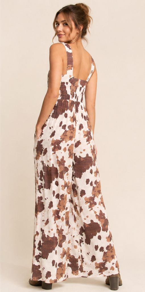 DD Cow Camo Jumpsuit