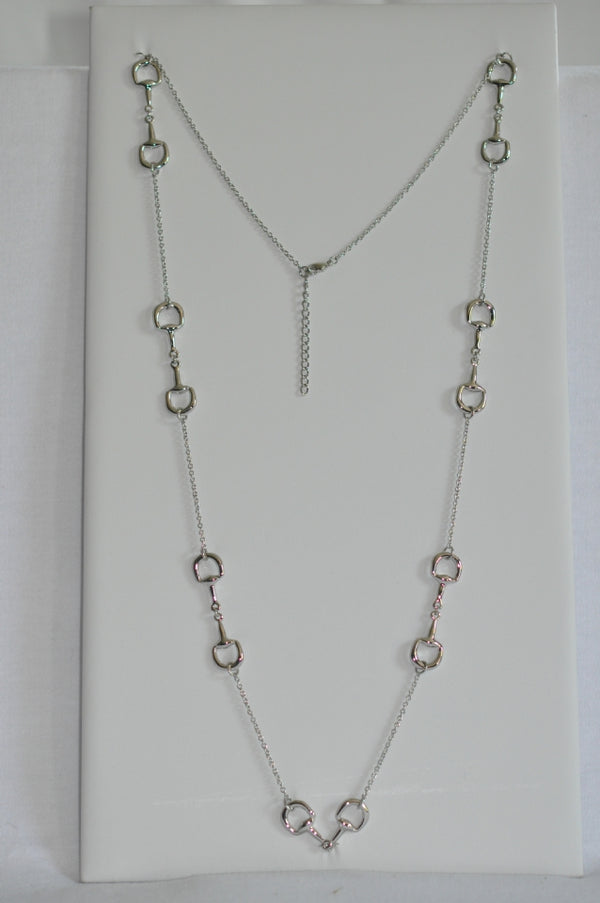 DC Silver Bit Link Necklace
