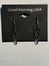 DC Silver Radiant Teardrop Crystal Dangles