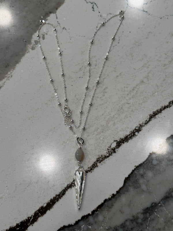 DC Soft Grace Heart Drop Necklace