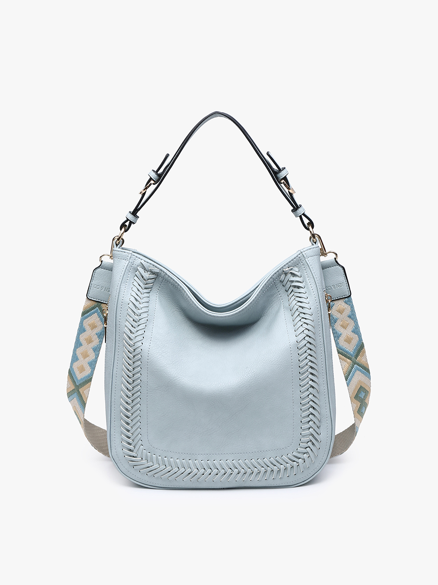 Aris Small Hobo in Warm Grey