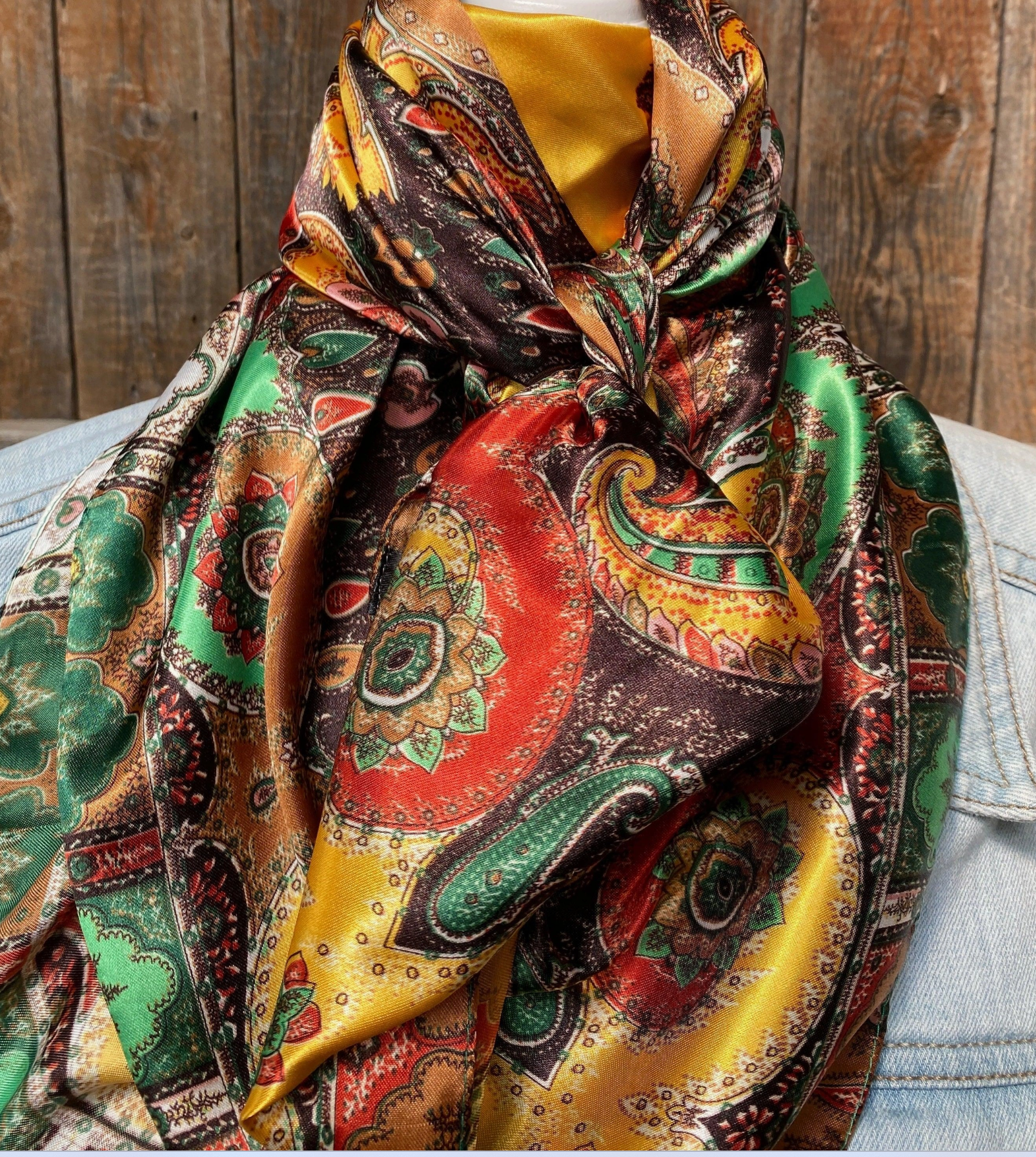RD Multi-Colored Paisley Wild Rag