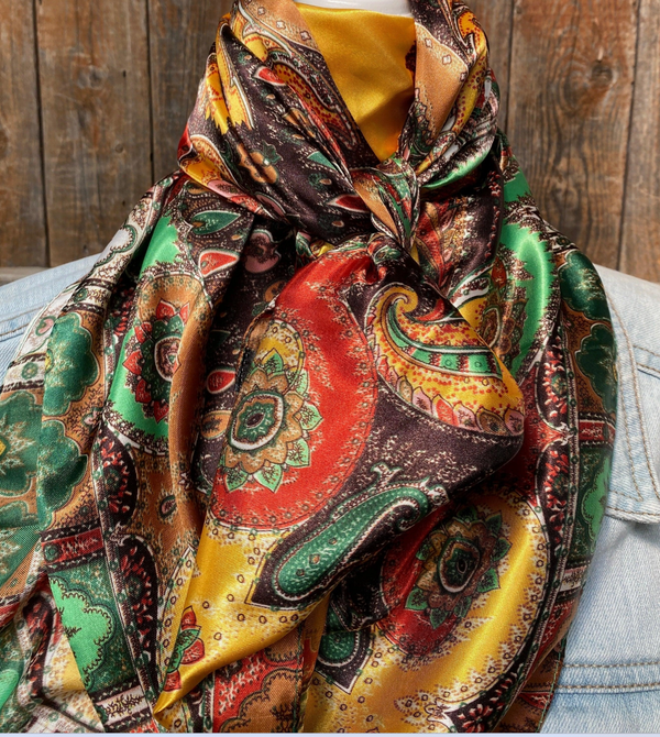 RD Multi-Colored Paisley Wild Rag