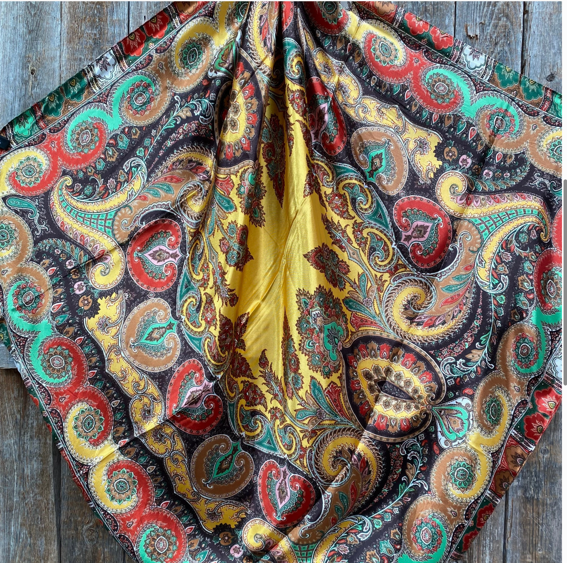 RD Multi-Colored Paisley Wild Rag