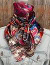 RD Hot Pink Paisley Wild Rag