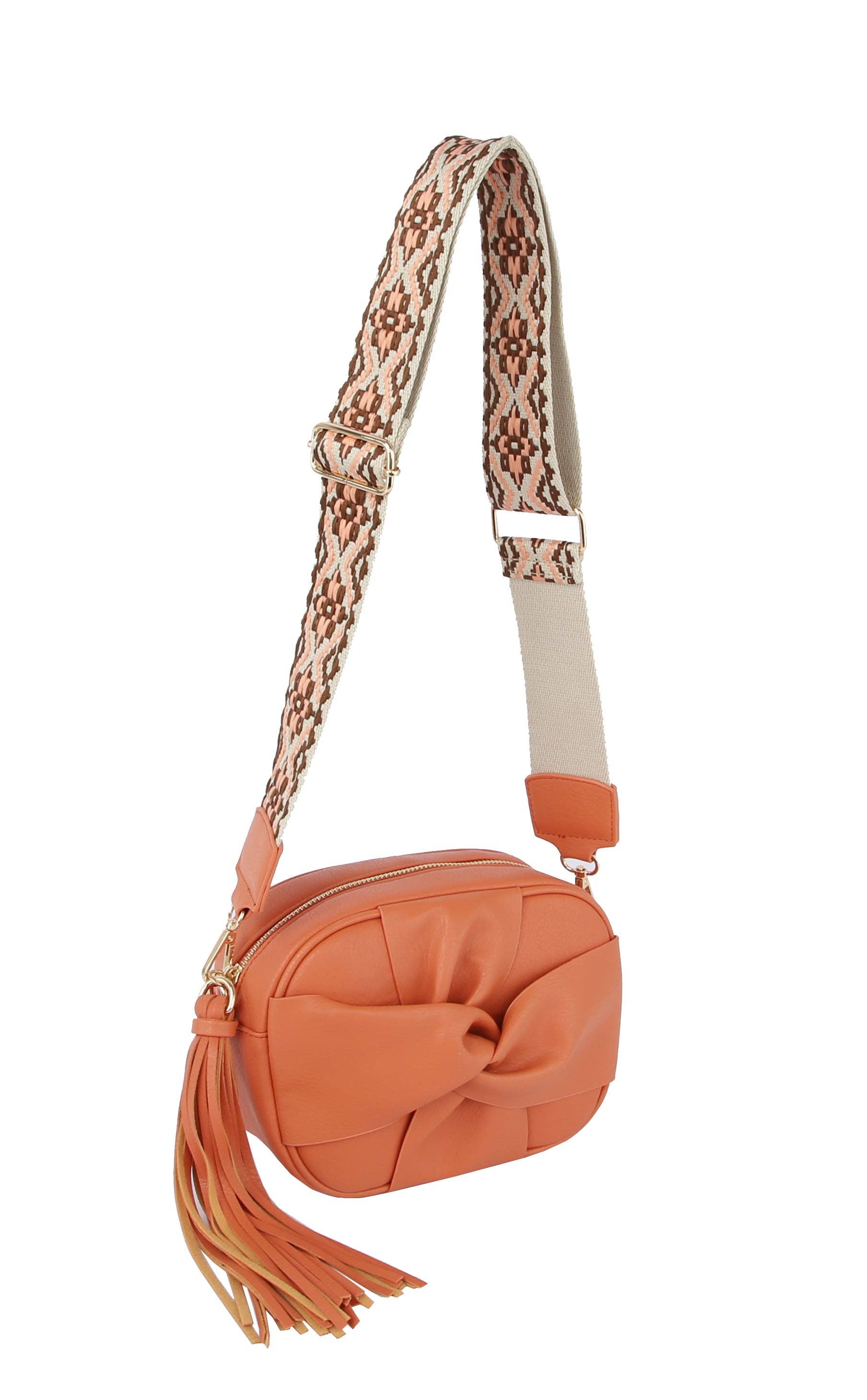 Nataly Front Knot Crossbody in Lavender
