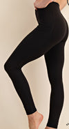 RM Side Pocket Leggings-Black