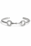 DC Silver Bit Crystal Cuff Bracelet