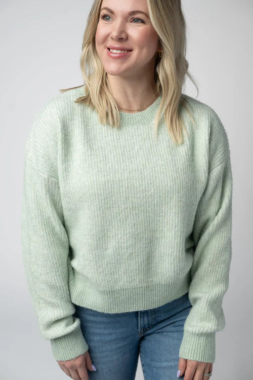 MM Josie Crew Neck Lt Green