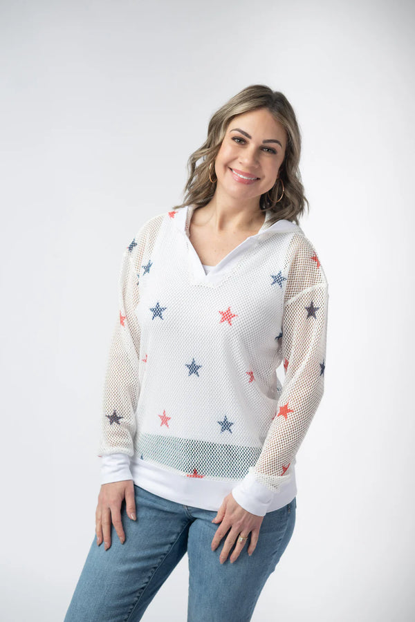 MM Patriotic Mesh Hoodie