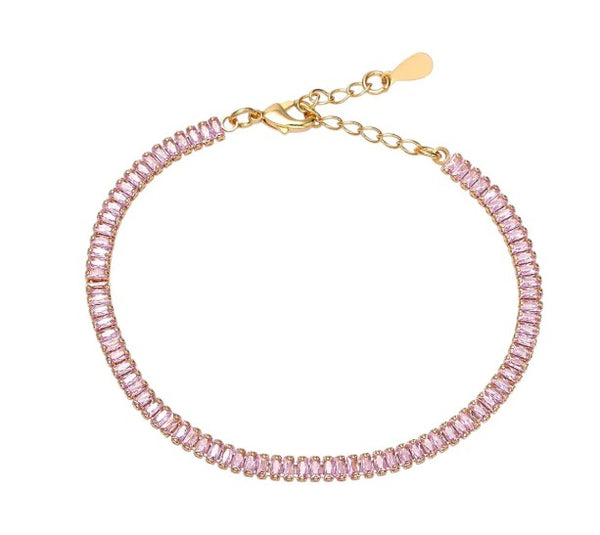 SJ Blush Luxe Tennis Bracelet