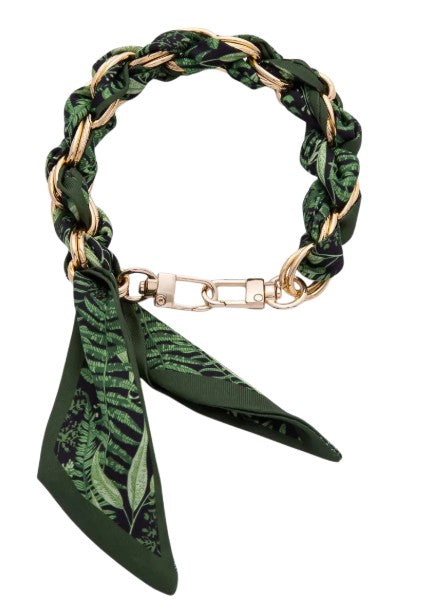 SJ Dk Green Bag Charm